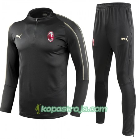 AC Milan Tränings Sweatshirtställ Svart 2018/19